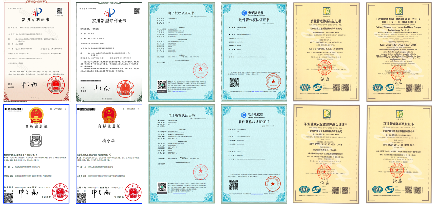 亿能互联荣誉资质证书